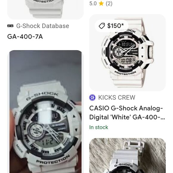 Mens white Gshock watch - Picture 7 of 7